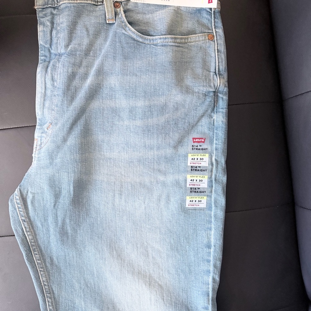 Levi's 514 Light Blue Straight Leg Men's Jeans